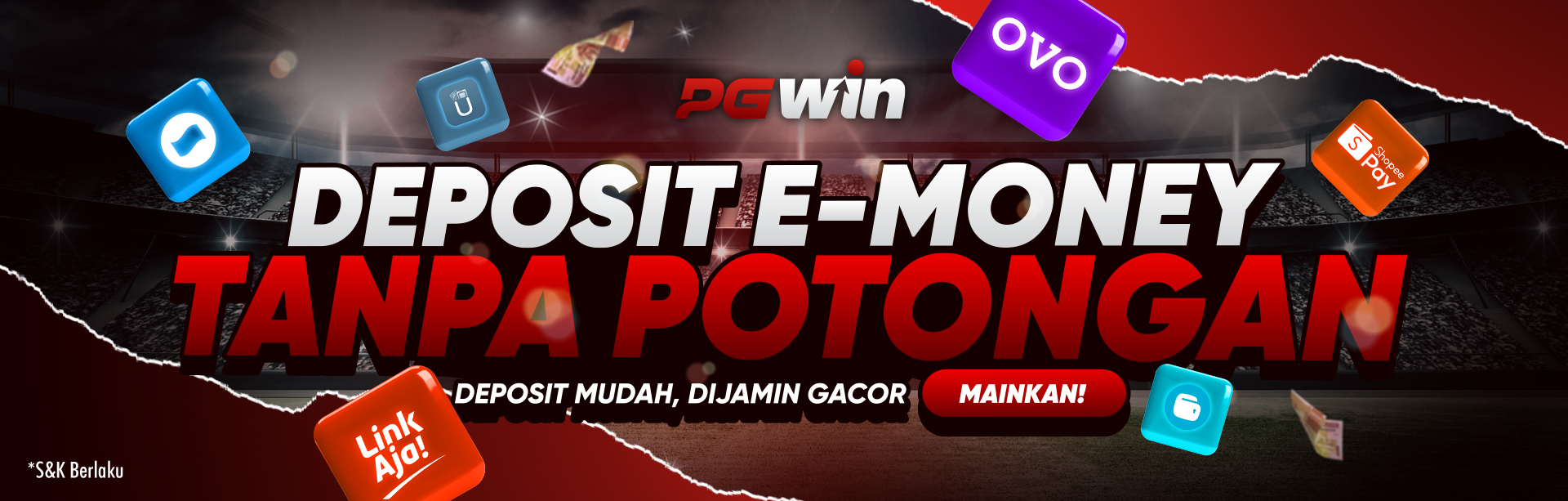 DEPOSIT E-MONEY TANPA POTONGAN	