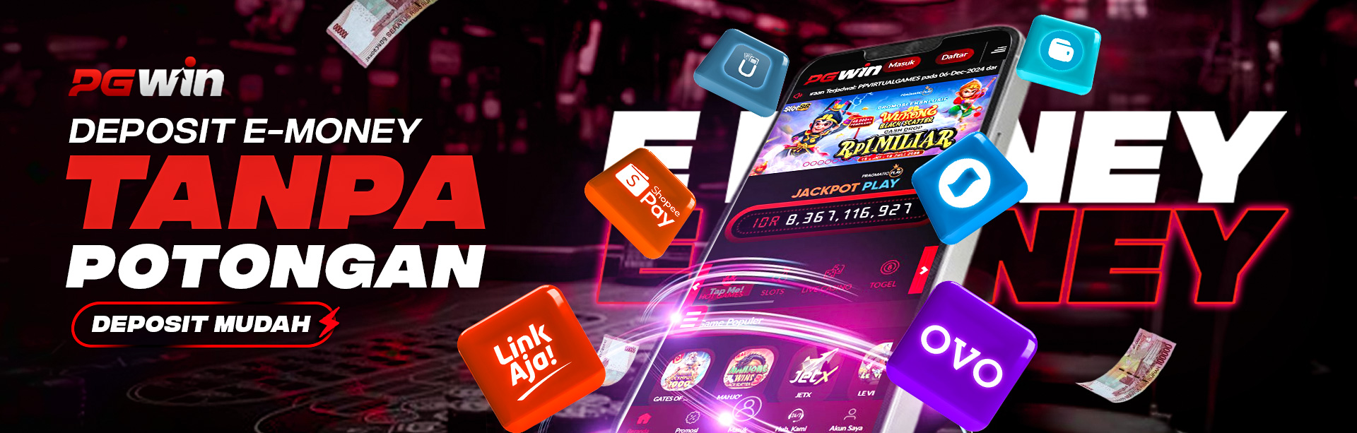 DEPOSIT E-MONEY TANPA POTONGAN	